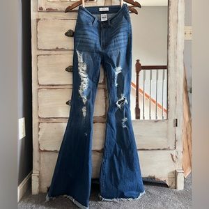 Distressed Bell Bottoms